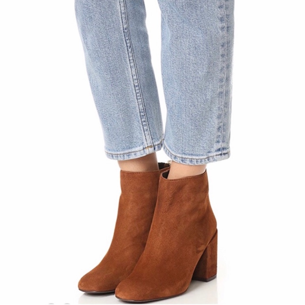 NWT Stuart Weitzman • Walnut Suede Bacari Booties